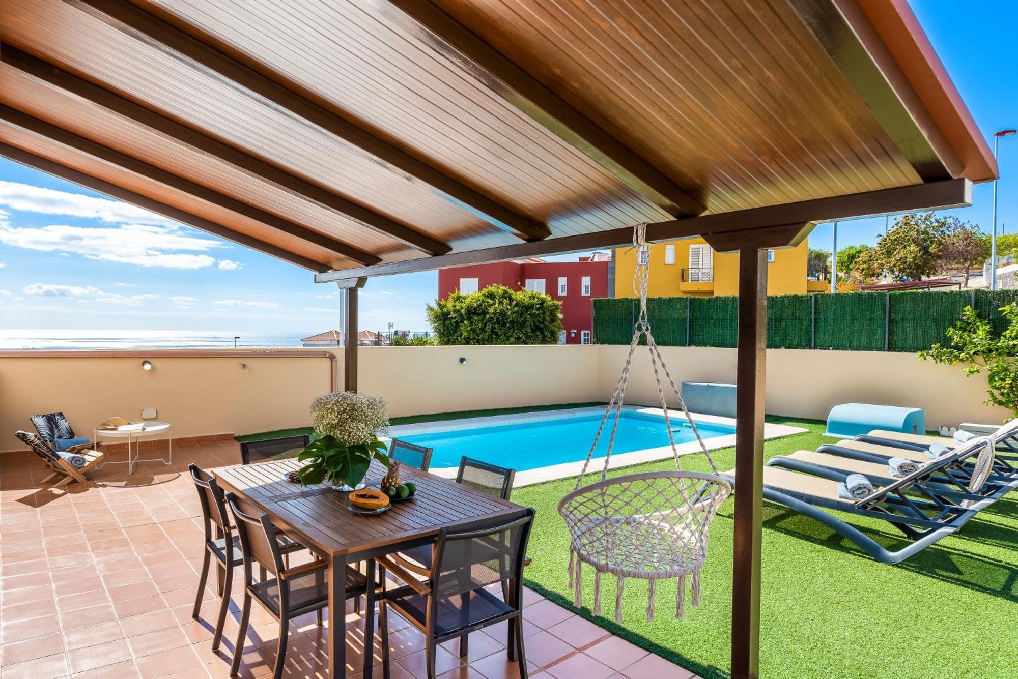 Villa Trueno Refugio De Lujo Con Piscina Climatizada Y Vistas Candelaria Exterior foto